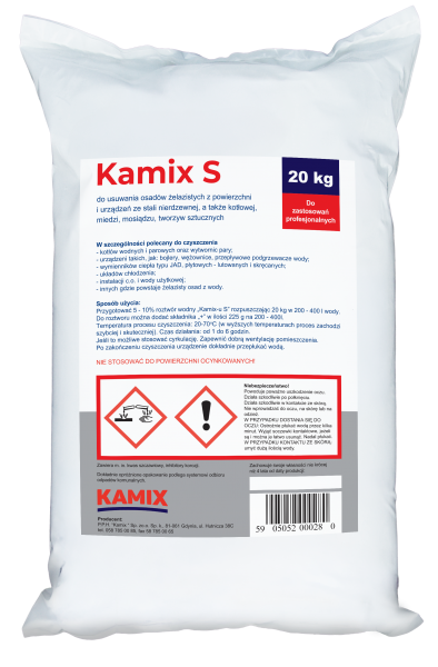 Kamix S+ do usuwania osadów żelazistych